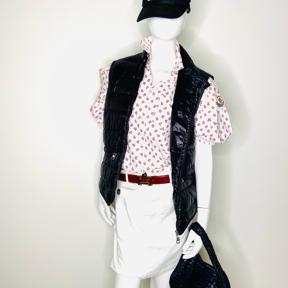 BURBERRY Skirt  8 Cotton Pockets Stripe Offwhite - Picture 15 of 15